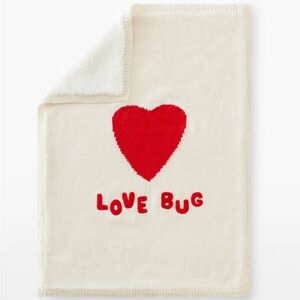 Pottery Barn Love Bug Baby Blanket